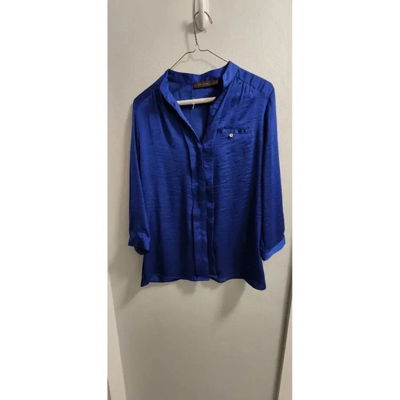 THE LIMITED BLOUSE SIZE SMALL GOLD BUTTON - Picture 1 of 6